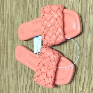 a new day ladies 7.5 pink sandals NWT slides